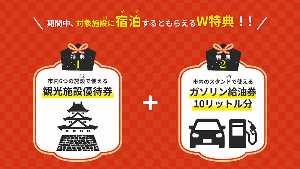 平戸満喫ドライブキャンペーンサイトの一画面